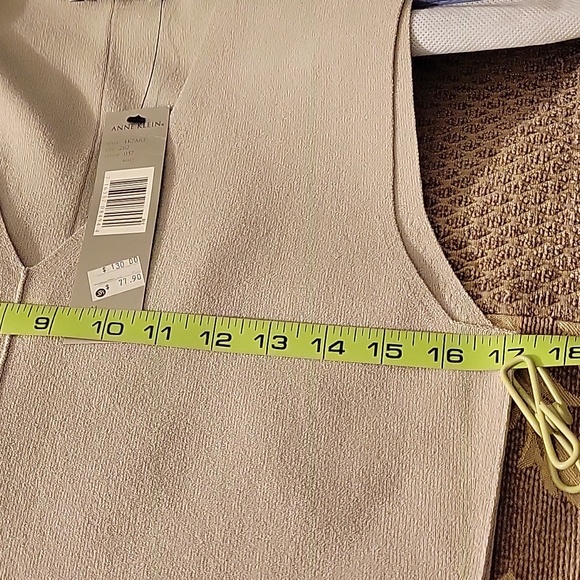 Anne Klein Sleeveless V-Neck Sweater - Picture 12 of 14